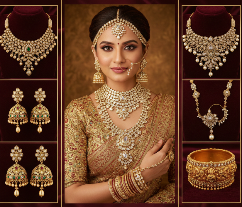 Frontier Jewellers- best jeweller in dehradun provide Bridal gold , diamond and Polki, Kundan