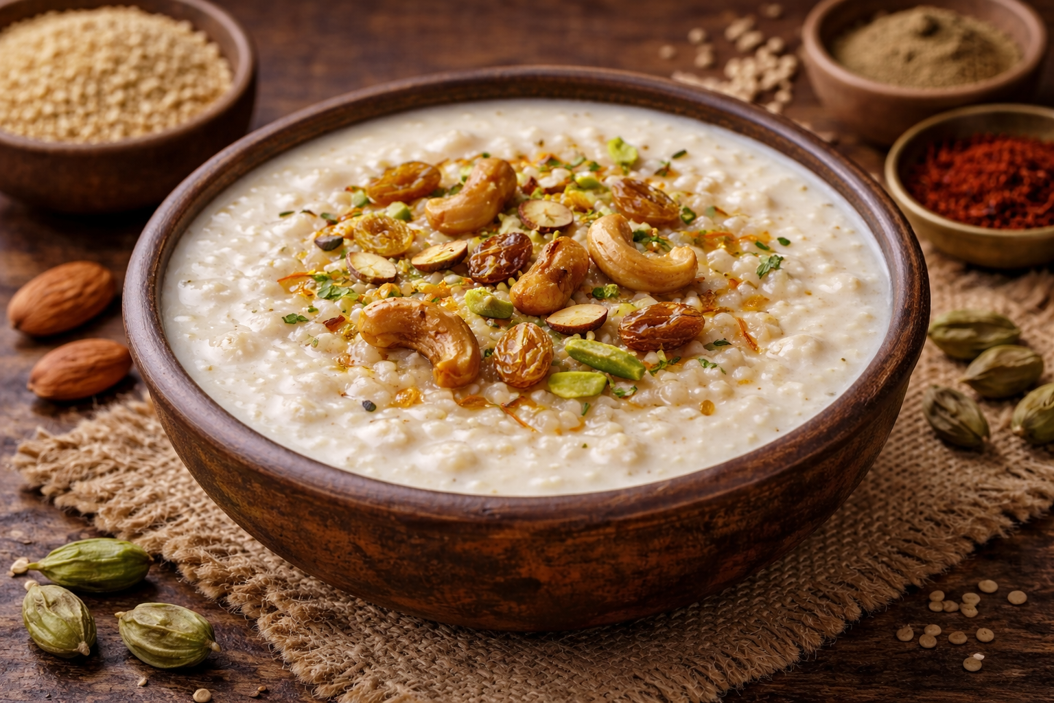 Garhwali-style Jhangore ki kheer