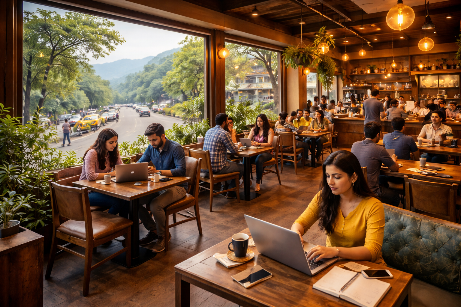 Dehradun cafes for morning coffee