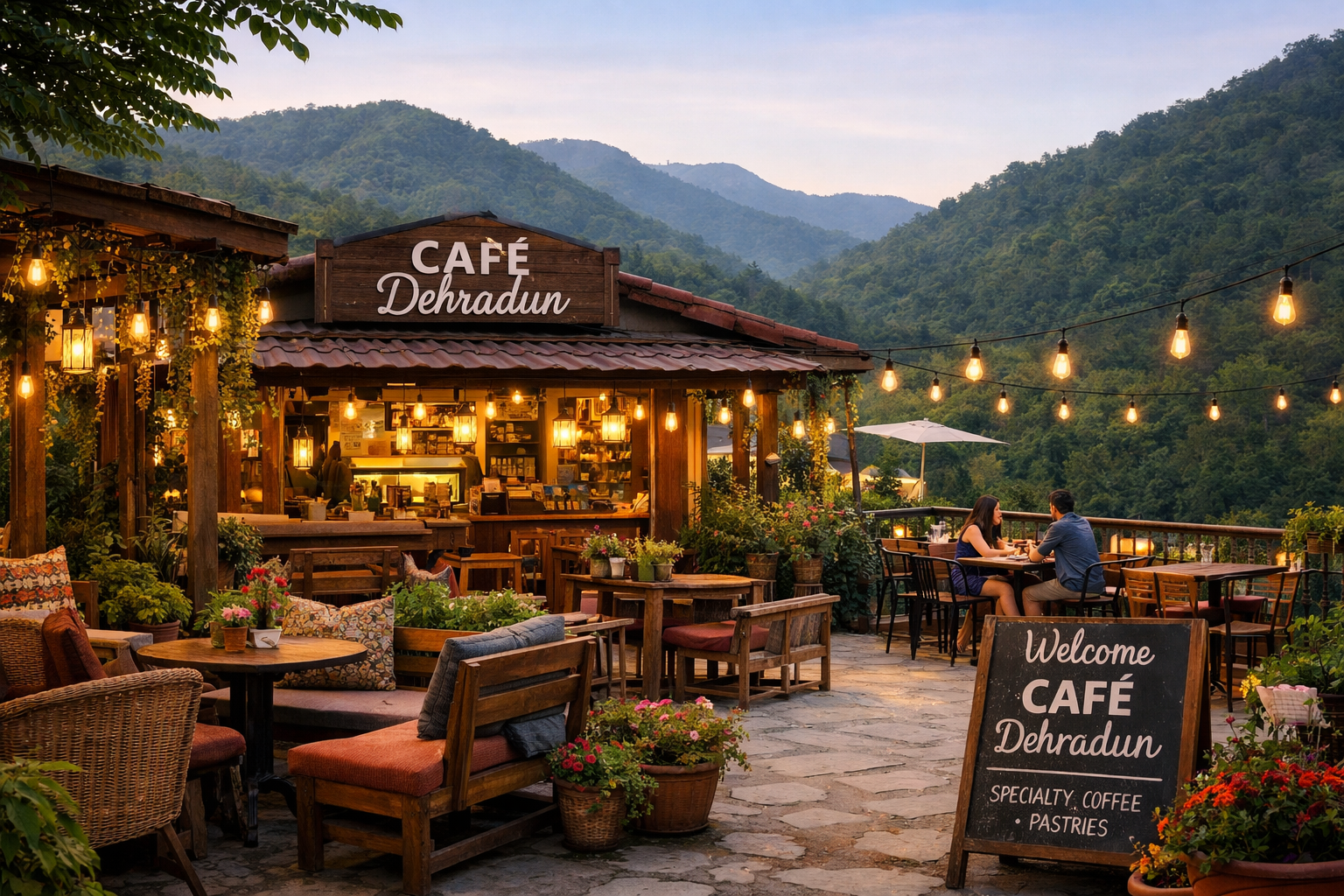 Cozy cafe in Dehradun