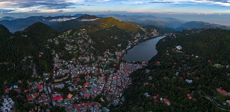 Nainital hill station with Naini Lake