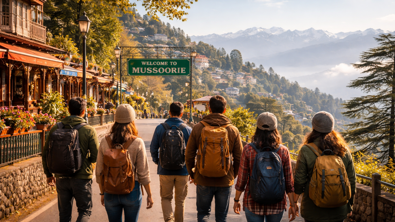 Walking in mussoorie