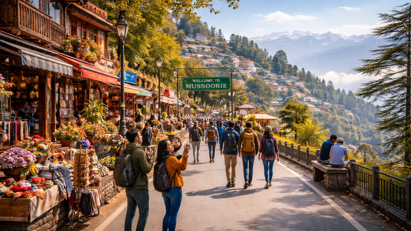 Day time in Mussoorie