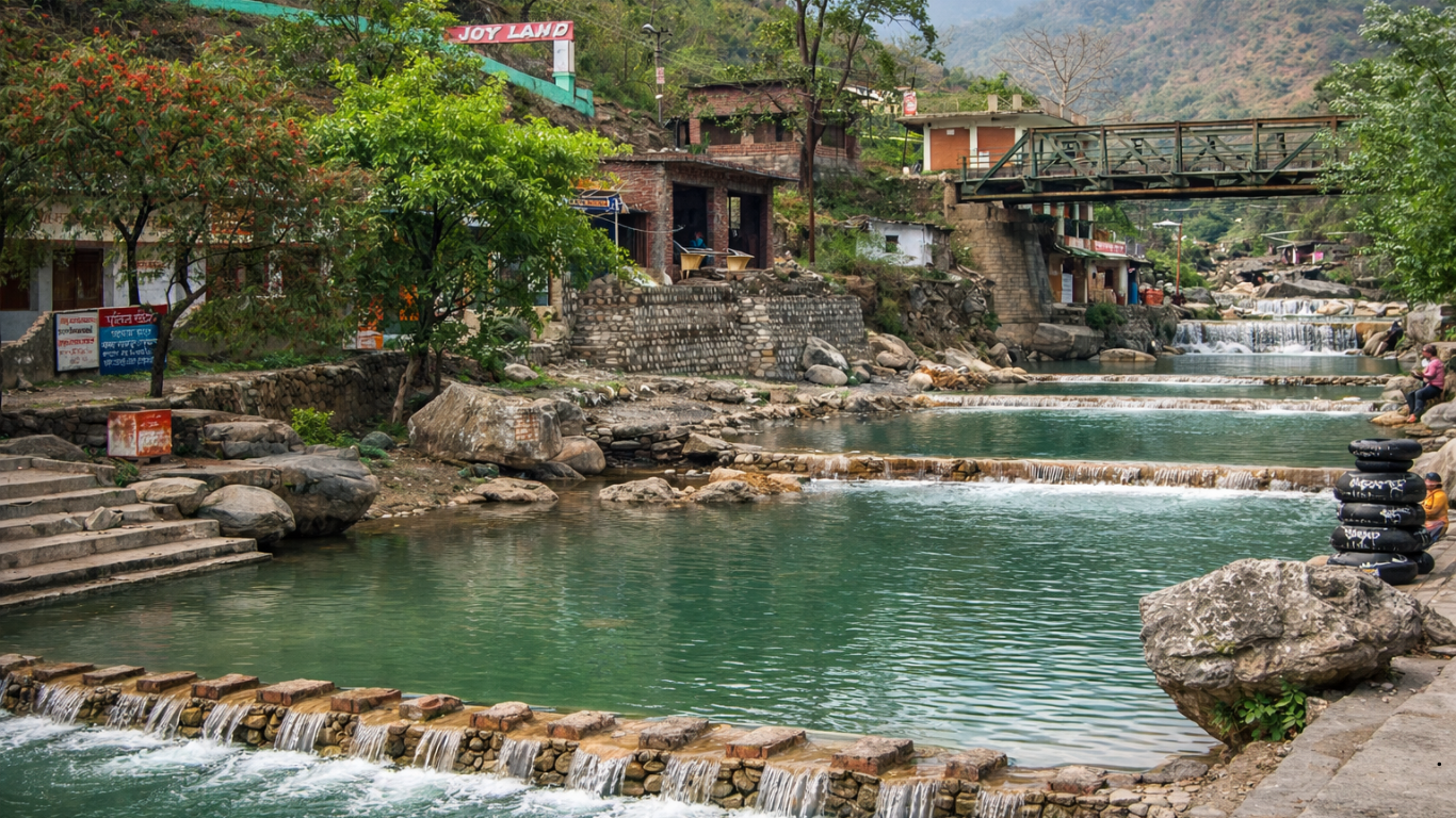 Shastradhara Dehradun scenic waterfall view