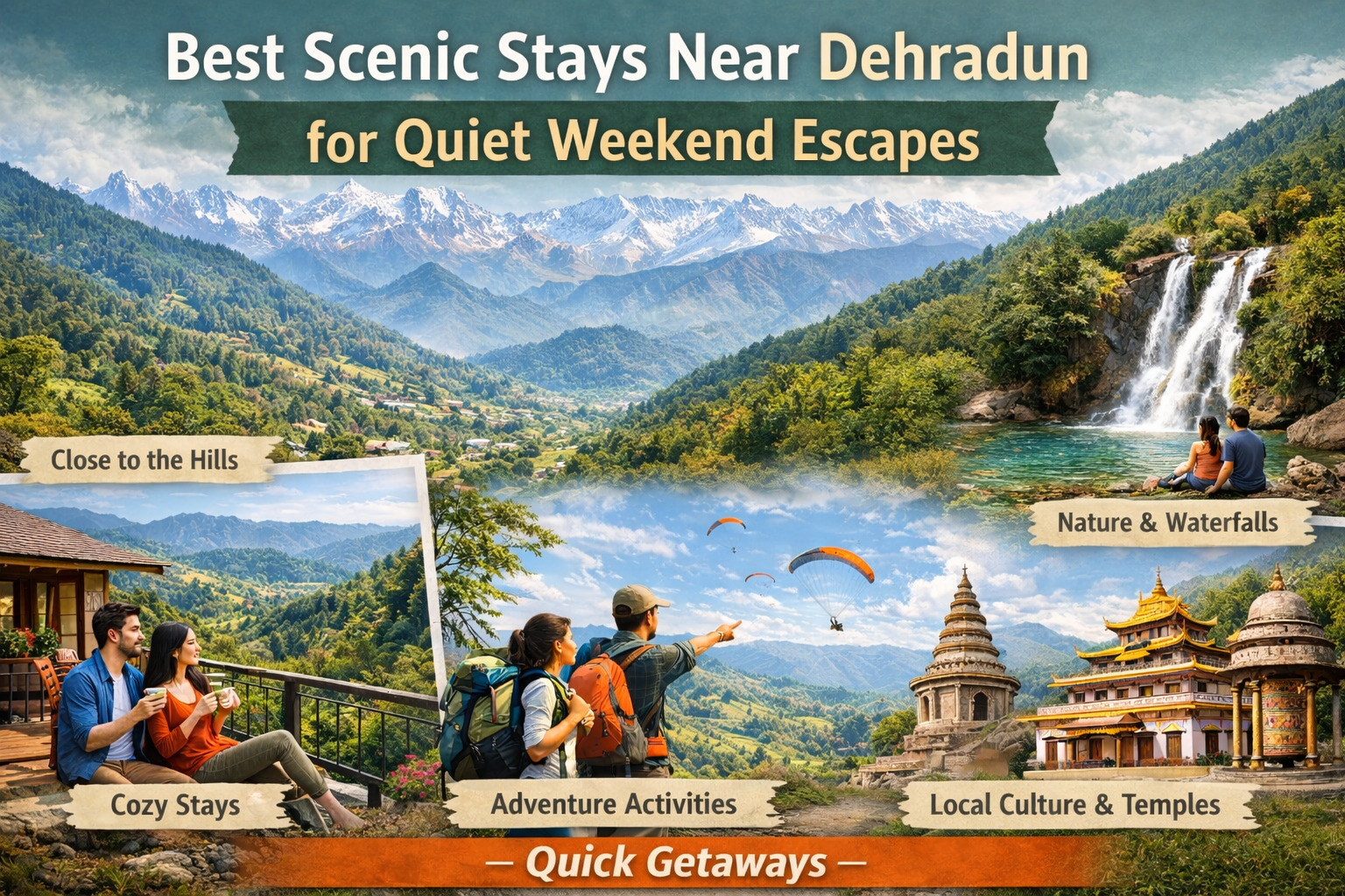 Best scenic stays near dehradun